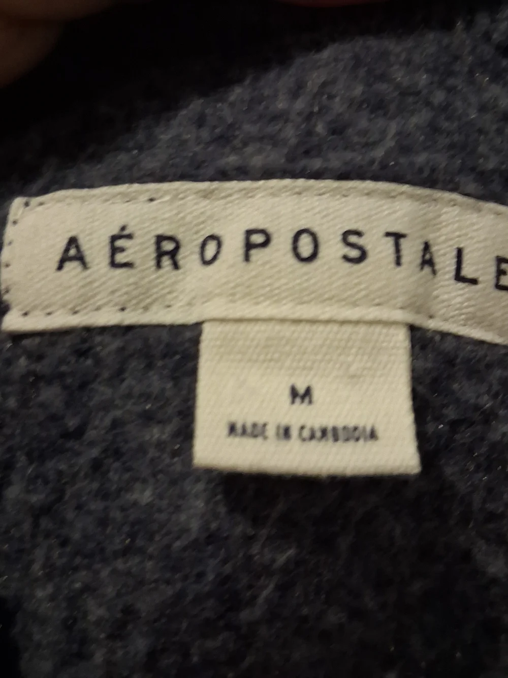 Aeropostale Women's Navy '87' Hooded Sweatshirt